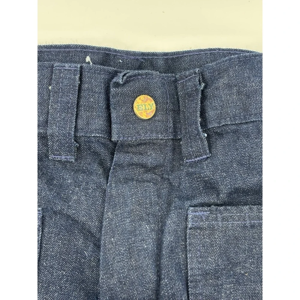 Ely Seafarer STYLE Denim Jeans 1970s Vintage Bell Bottoms US Sanforized 26x35
